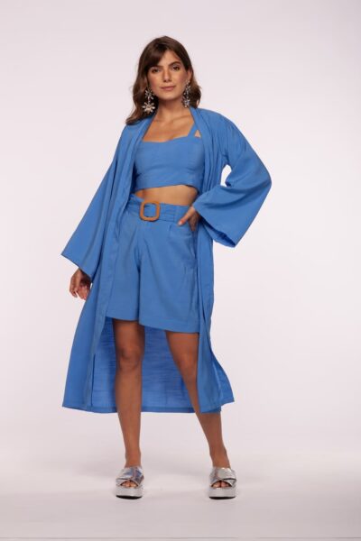 Maxi Kimono Azul